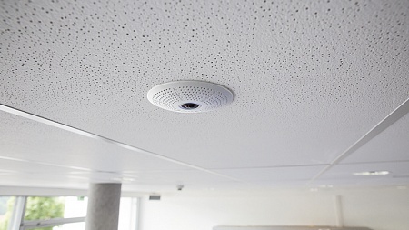 Пример размещения камеры MOBOTIX C26 на потолок